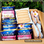 Kanzler sausage frozen BEEF WIENER 6" 15cm 5pcs 360g
